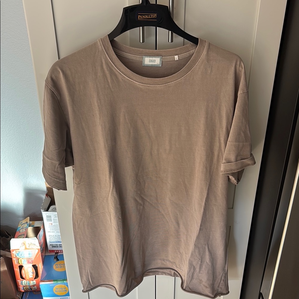 Sand / Maroon Tee Shirt Kith